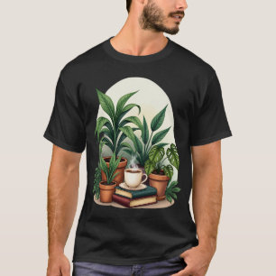 Plant Parents Cozy Reading Nook Houseplant Collect T-Shirt