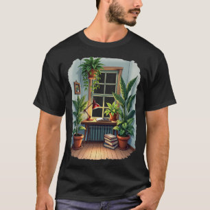 Plant Parents Reading Nook - Cozy Vibes T-Shirt