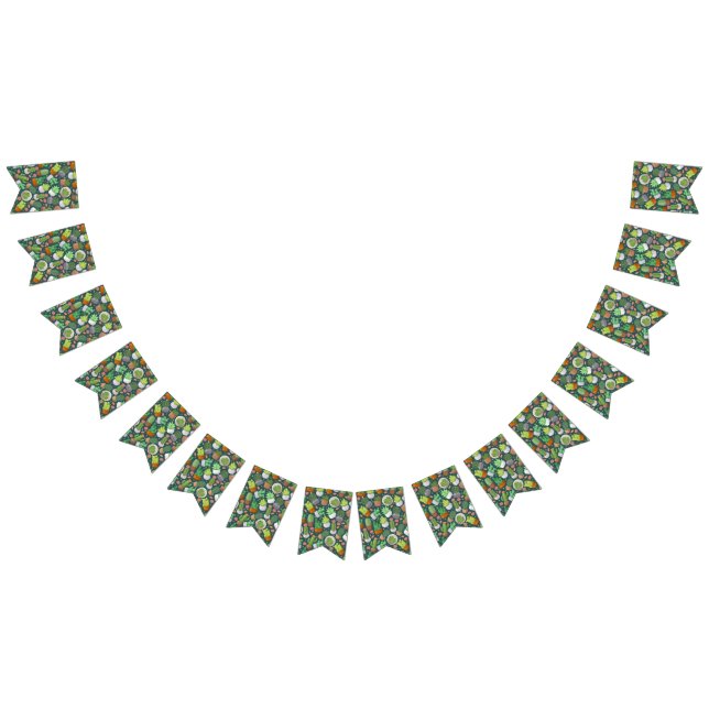 Plant pattern bunting flags (All)