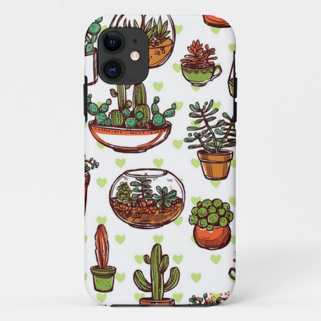 Plant pattern Case-Mate iPhone case (Back)