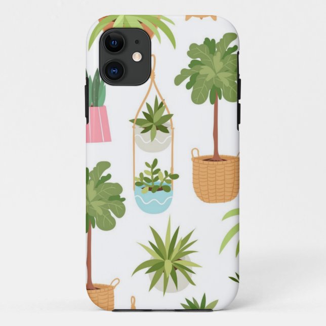 Plant pattern Case-Mate iPhone case (Back)