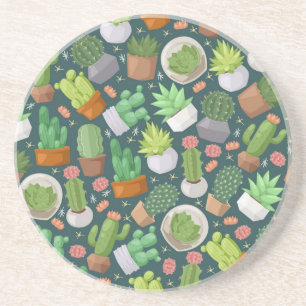 Plant pattern coaster