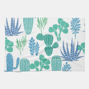Plant pattern kitchen towel