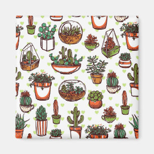 Plant pattern magnet