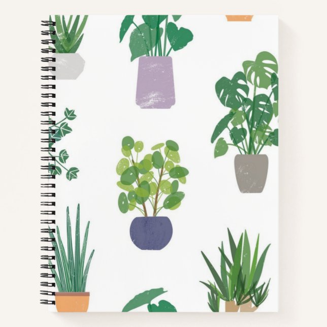 Plant pattern notebook (Front)