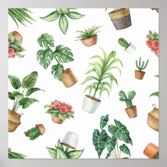 Plant pattern poster (Front)