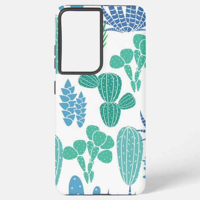Plant pattern samsung galaxy s21 ultra case (Back)