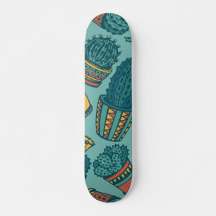Plant pattern skateboard