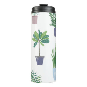 Plant pattern thermal tumbler