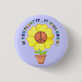 Plant Peace Button