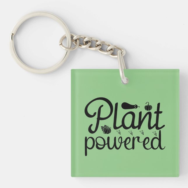 PLANT POWERED KEYCHAIN (Front)