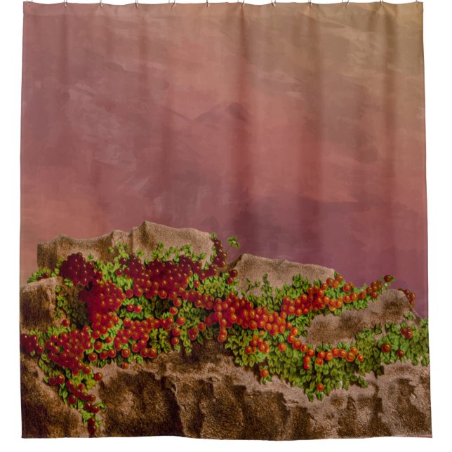 Plant Red Coral Bead Garden Bathroom (Front)