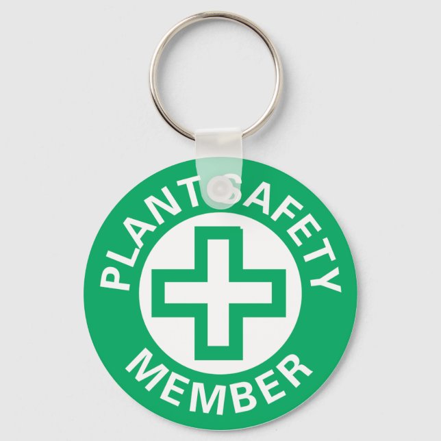 Plant Safety Member Keychain (Front)