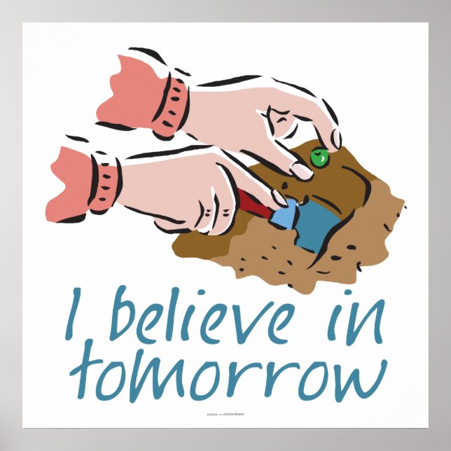 Plant Seeds Gardening Poster (Front)