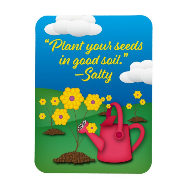 Plant Seeds Large Magnet (Vertical)