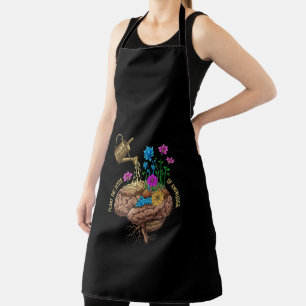 Plant the Seeds of Knowledge   Inspirational Brain Apron