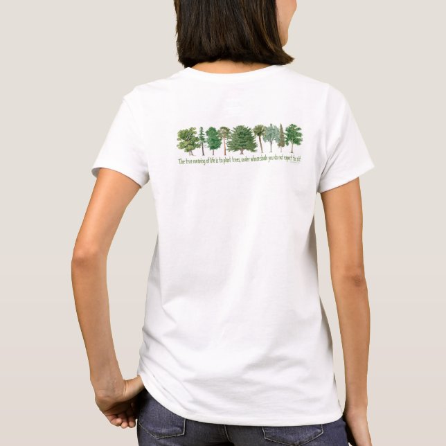 Plant Trees Environmental T-Shirt (Back)