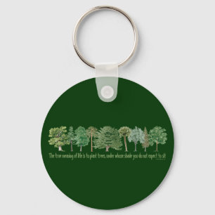 Plant Trees Keychain