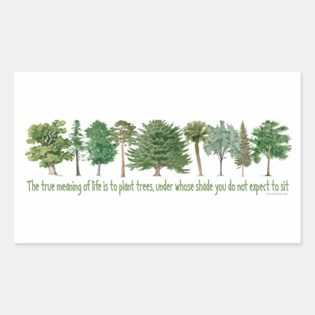 Plant Trees Sticker (Front)