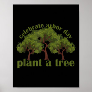 Plant Trees Von Arbor Day Be An Environmentalist Poster