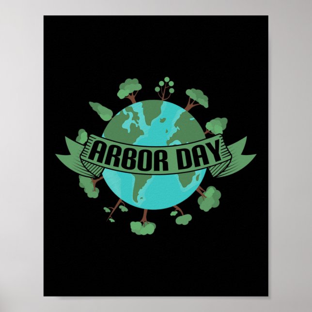 Plant Trees Von Arbor Day Be An Environmentalist  Poster (Front)