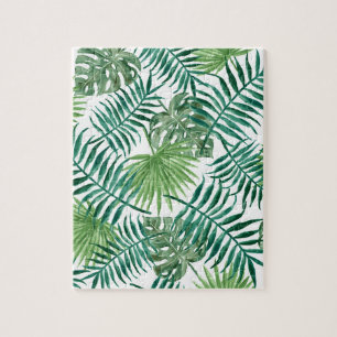 Plant Tropical Botanical Palm Leaf Jigsaw Puzzle