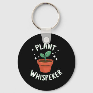 Plant Whisperer Cute Growing Plant Blooming Spring Keychain