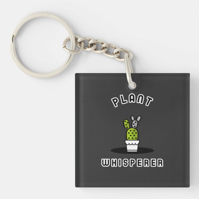 Plant Whisperer   Keychain (Front)
