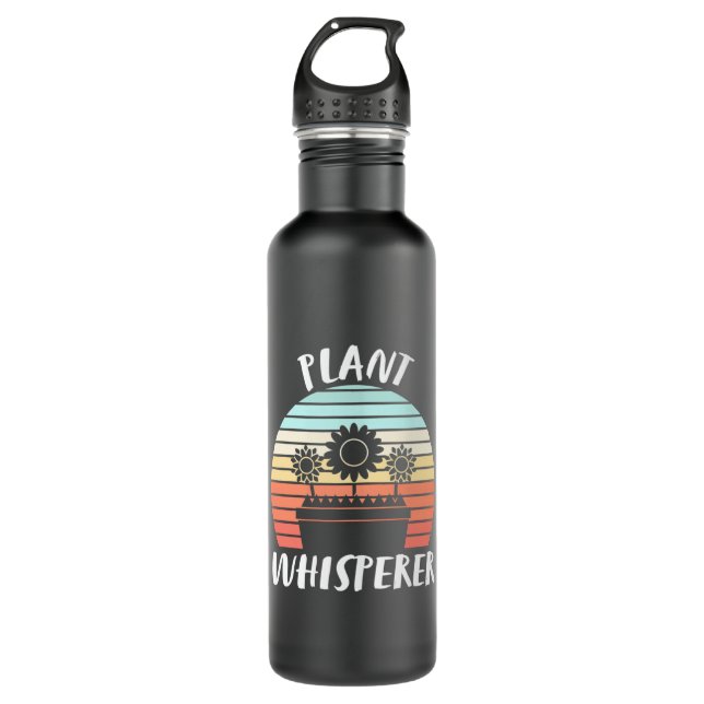 Plant Whisperer Retro Vintage 710 Ml Water Bottle (Front)