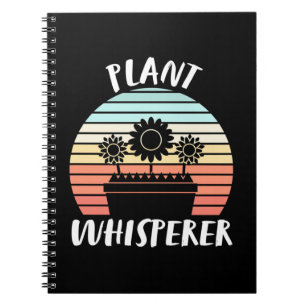 Plant Whisperer Retro Vintage Notebook