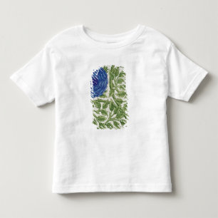 Plant with a blue flower (w/c on paper) toddler t-shirt