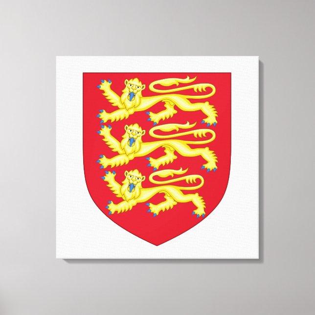 Plantagenet Royal Crest Canvas Print (Front)