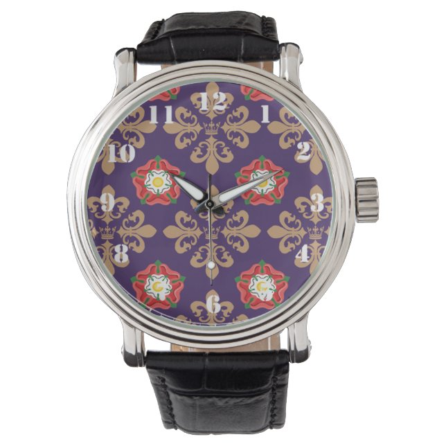Plantagenets fleur patterns watch (Front)