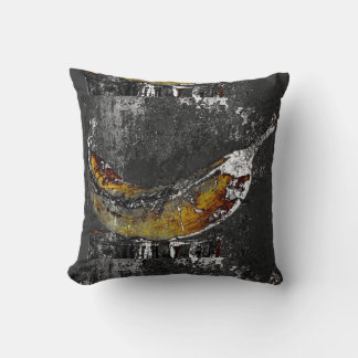 plantain plain throw pillow