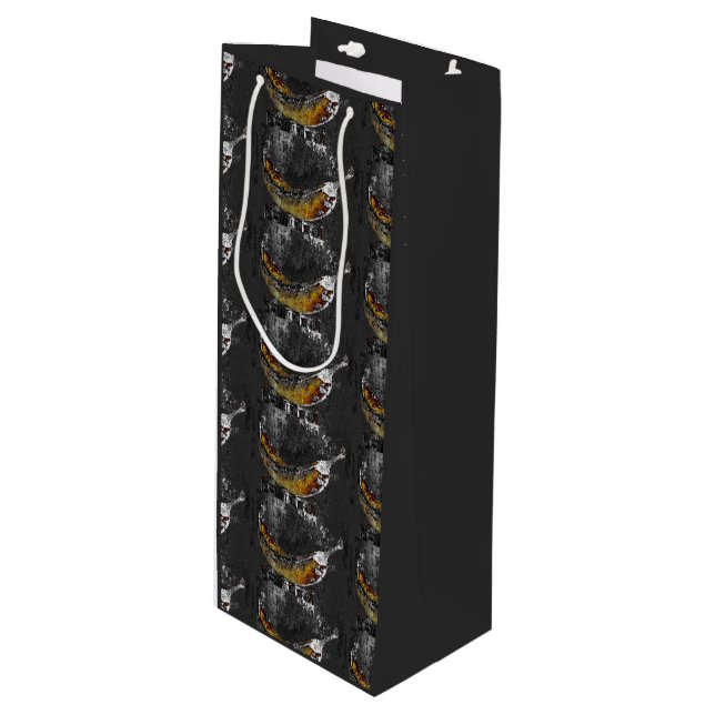 plantain plain wine gift bag (Front Angled)