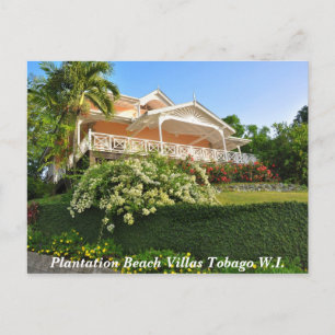 Plantation Beach Villas Tobago W.I. Postcard