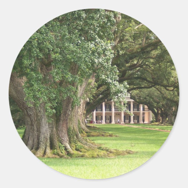 PLANTATION CLASSIC ROUND STICKER (Front)