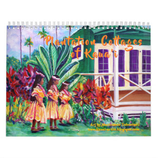 Plantation de chalets de Kauai Hawaii Calendrier A