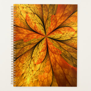 Plante d'automne, Abstrait moderne Fractal Art Lea