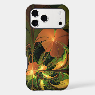 Plante de fantaisie abstraite vert rouille marron