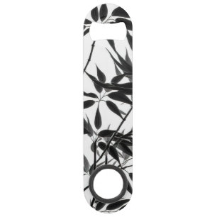 Plante en bambou noir et blanc