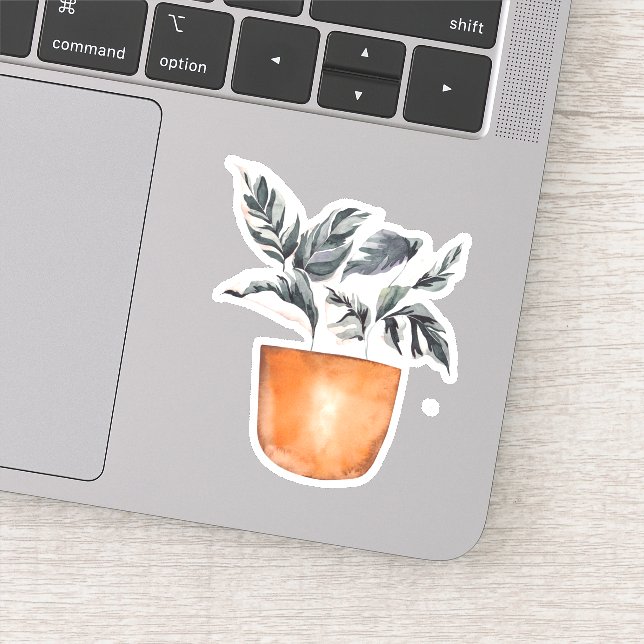 Plante en pots - Sticker Green Home (Détail)