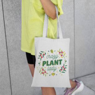 Plante folle Lady Letter Sac fourre-tout