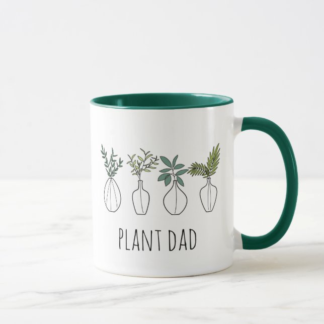 Plante Papa Café Mug (Droite)
