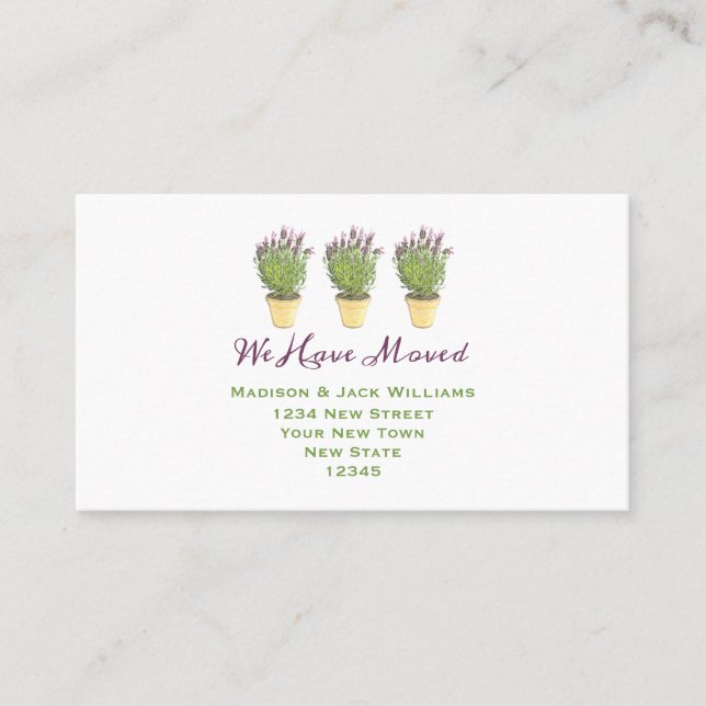 Plante Pot | Déplacement de cartes d'insertion de  (Devant)