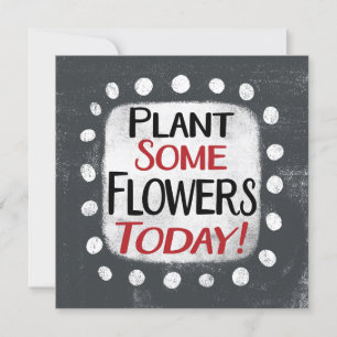 Plante Quelques Fleurs Aujourd'Hui Carte De Voeux