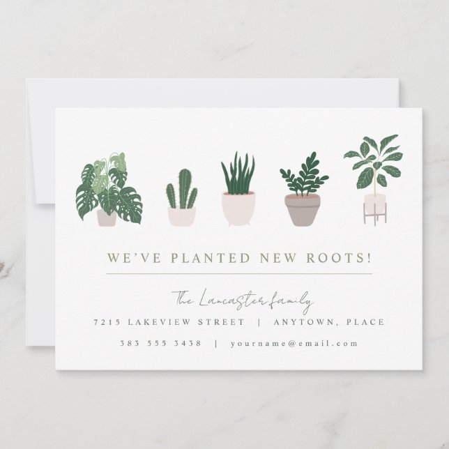 Planted New Roots Moving Announcement (Front)