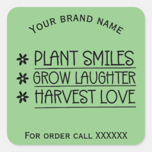 Planter autocollant de marque commerciale
