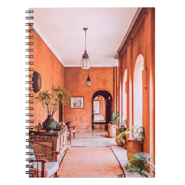 PLANTERS WITH PLANT NEAR AREA RUG INSIDE ROOM NOTEBOOK (Front)