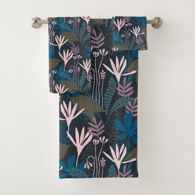 Plantes de la marine florale moderne Pastel Fleurs (En situation)